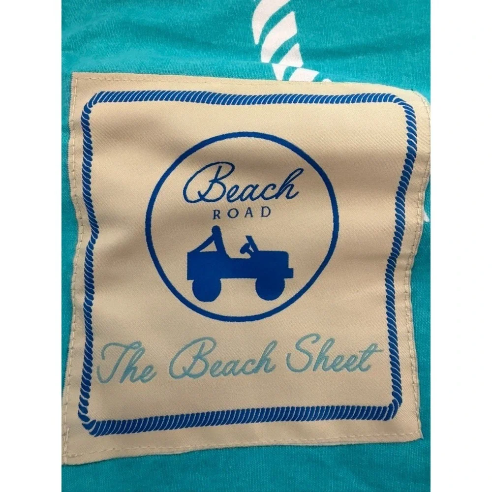 Beach Road Designs Mermaid Print Cotton Beach Sheet with Storage Bag‎ 73.25